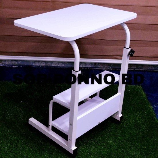 Double layer adjustable table